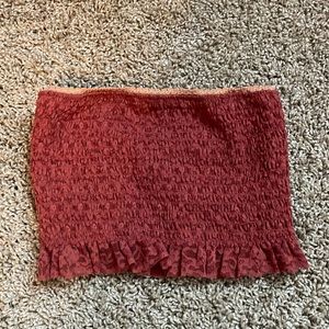 Free people burnt orange tube top